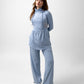 Tuckable Straight Leg Bottoms - Powdered Blue