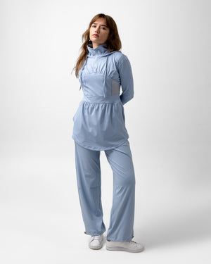 Powdered Blue FlexFit Set (Top + Wide Leg Pants)