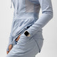 Powdered Blue FlexFit Set (Top + Wide Leg Pants)