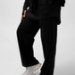 Tuckable Straight Leg Bottoms -Black