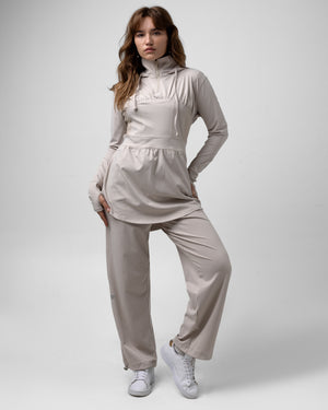Nude FlexFit Set (Top + Wide Leg Pants)