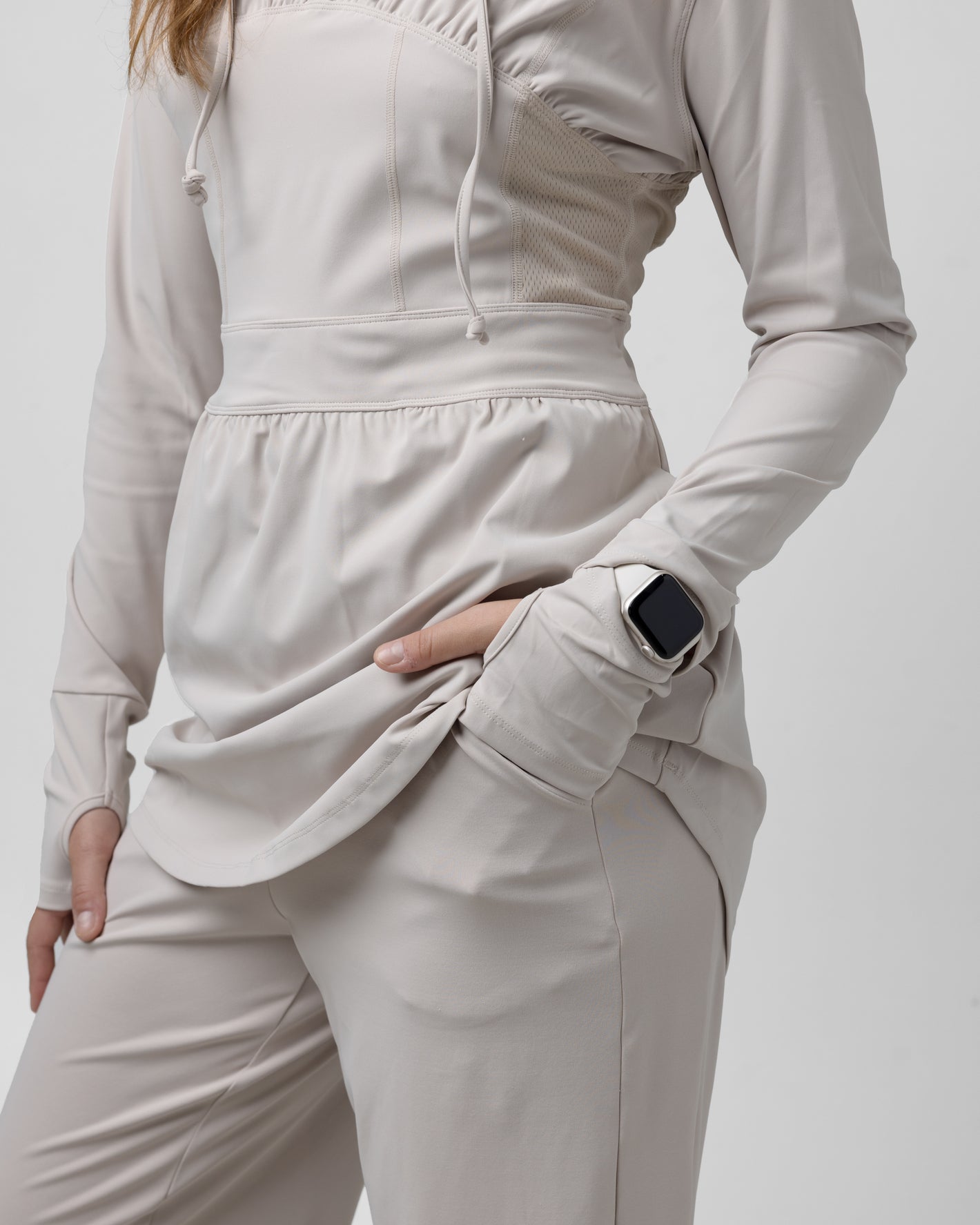 Tuckable Straight Leg Bottoms - Nude