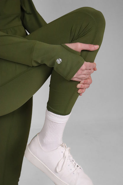 FlexFit Performance Leggings - Forest Green